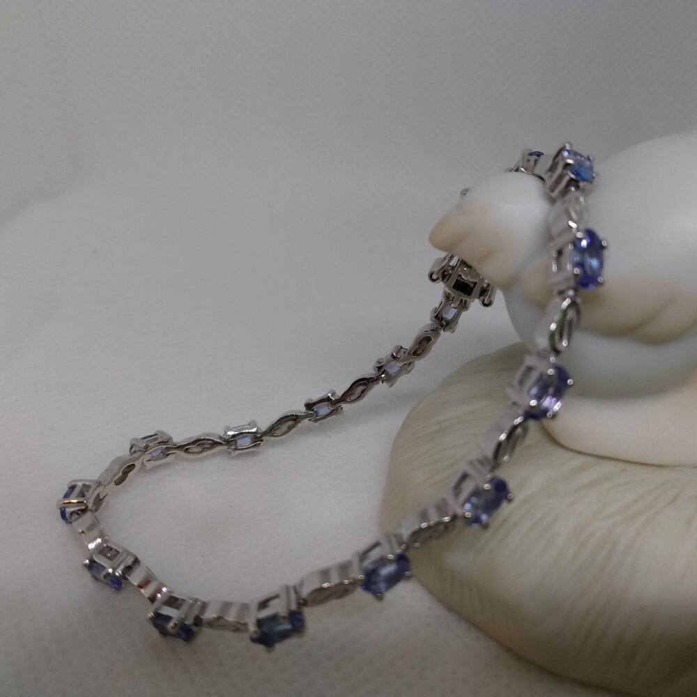 Tanzanite bracelet, size 6.75-6.50 - Picture 9 of 10